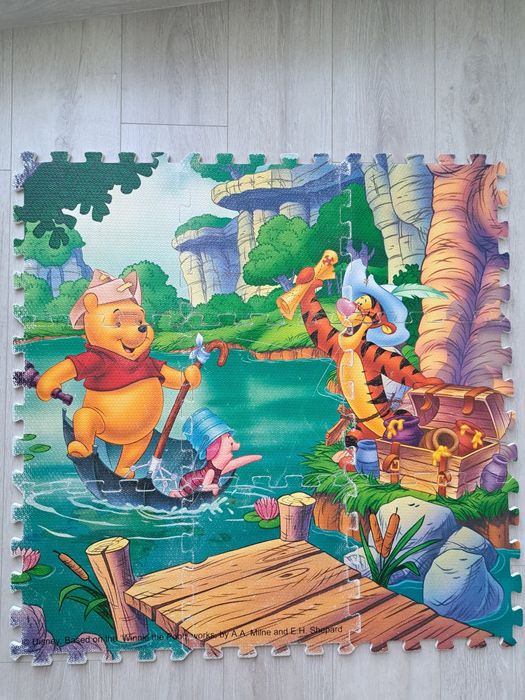 Детски пъзел Мечо Пух 90см×90см
