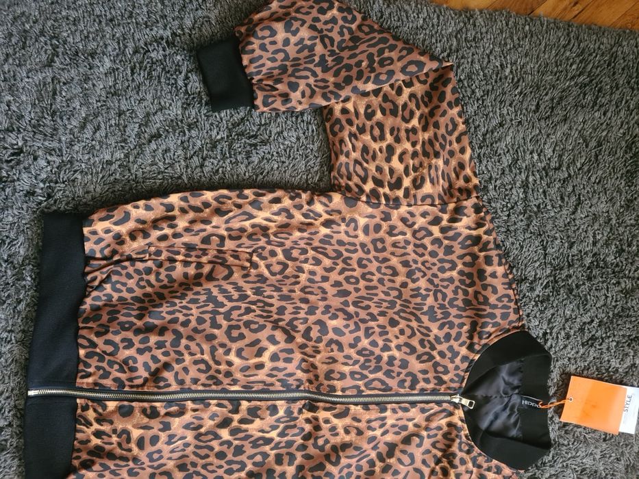 Мъжко яке Леопард принт-Leopard Jacked