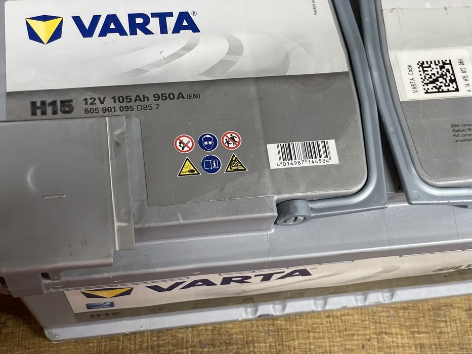 Акумулатор варта 105ah 950A varta на 1 година