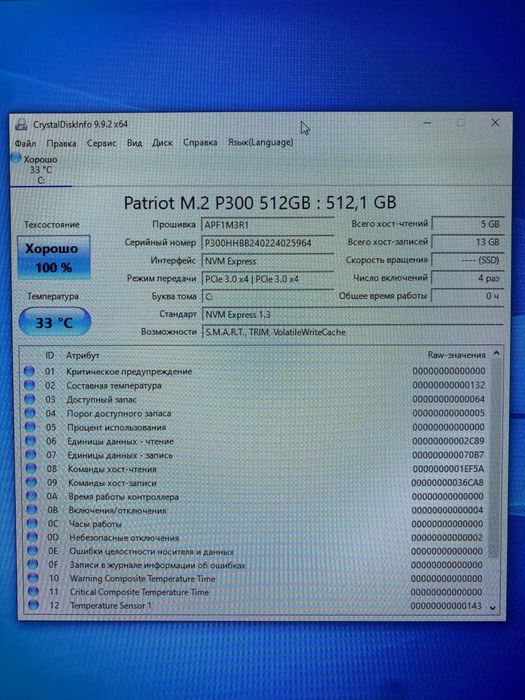 Ssd M2 Patriot жесткий диск