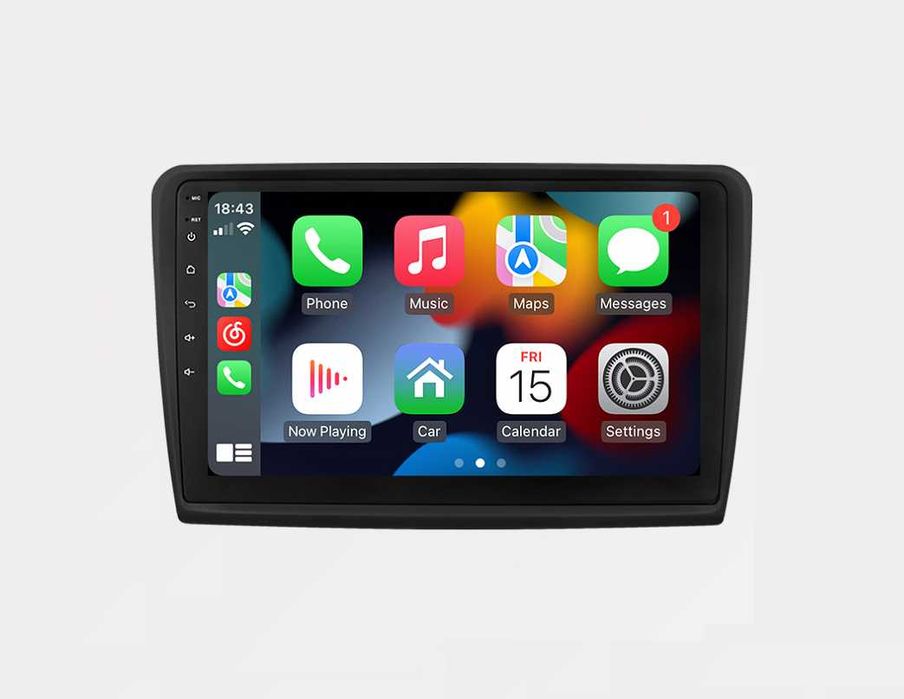 Navigatie Android Skoda Superb 2 - QLed CarPlay DSP 4G