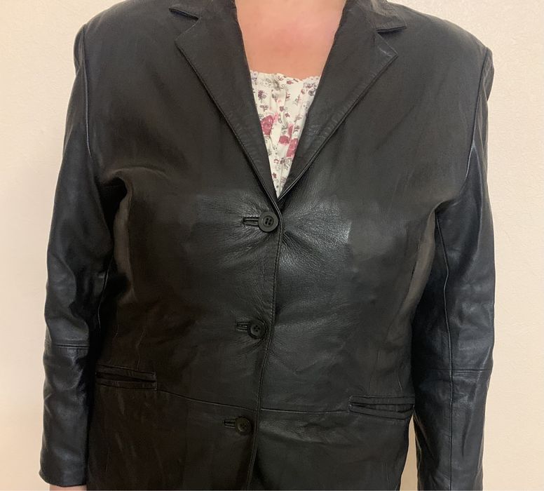 Кожаный пиджак