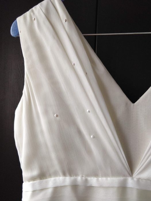 Rochie mireasa scurta ivoire