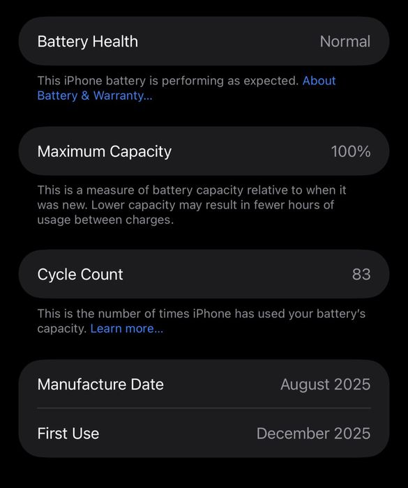 Iphone 17 pro max silver 256GB