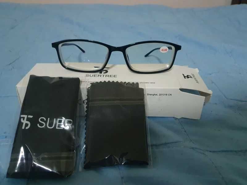 Ochelari filtru lumină albastră - 4 bucati, dioptrii (2 x -5, 2 x -6)