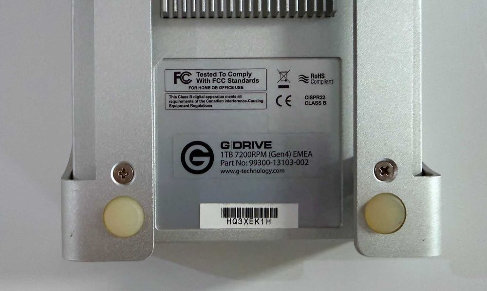 G-Technologies G-Drive Gen 4 1TB External HDD MAC