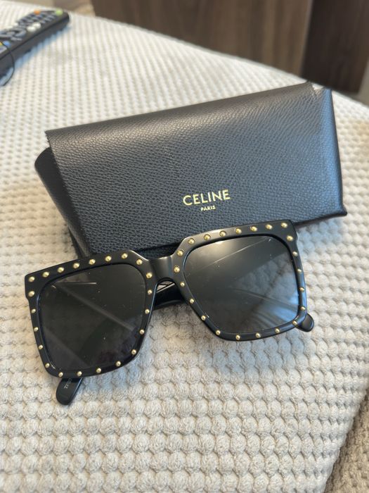 Слънчеви очила черно и златно