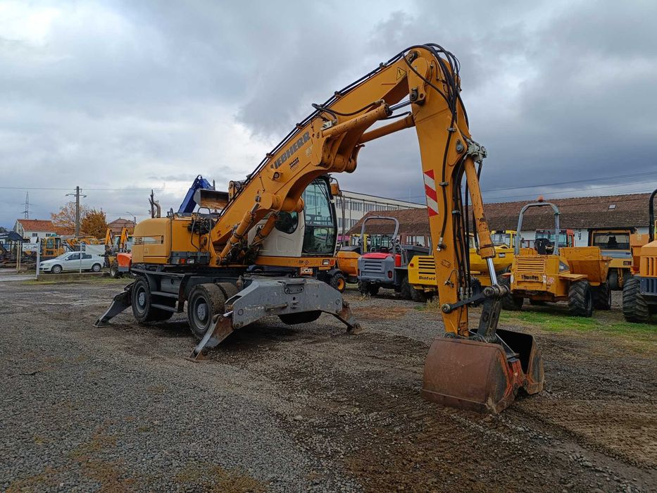 Excavator pe roti Liebherr A316, 21 tone, pentru manipulare, 2009