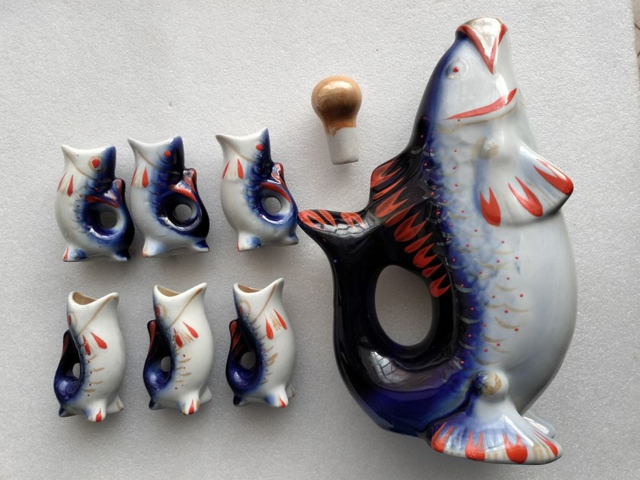 Фигурки рыбки фарфор