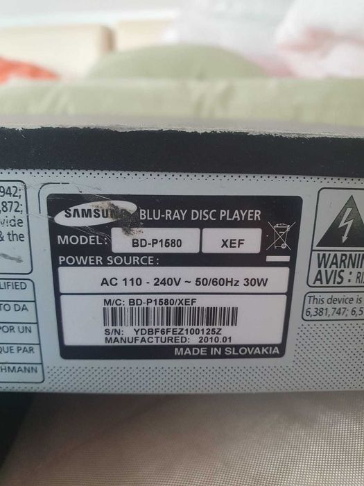 Bluray/DVD player defecte