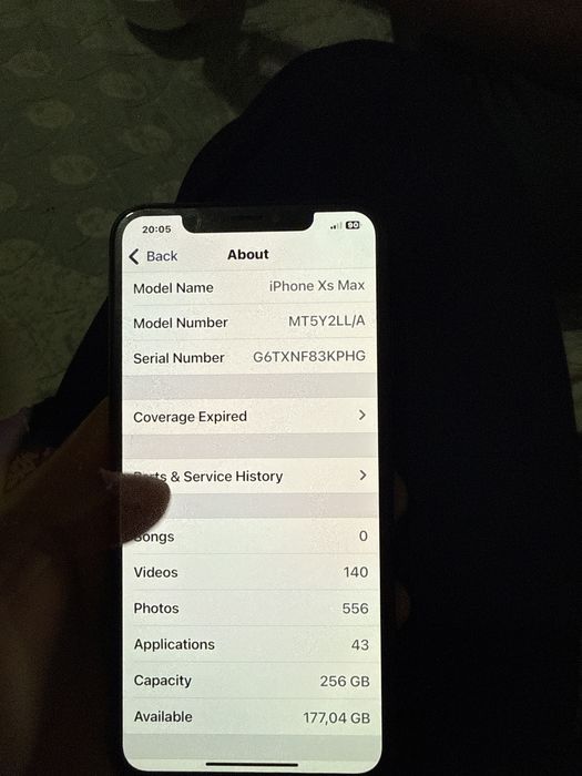 Iphone xs max 256 gb ligidan