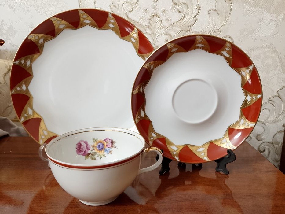 Антикварные чайные пары. Польша