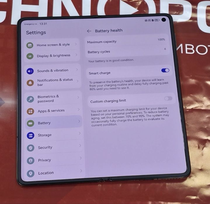 КАТО НОВ 512GB Huawei MATE X7 Гаранция Технополис 2028 Black | Черен