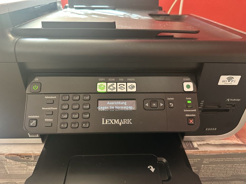 Imprimantă multif Wireless Lexmark X6550 (Negru)