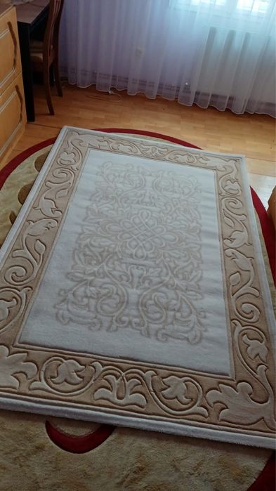 Covor crem lana 160x230