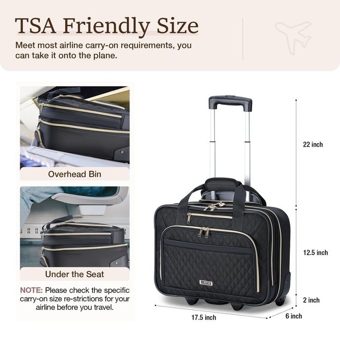 Geanta Laptop Troller Lekespring 15.6” Business Carry-On