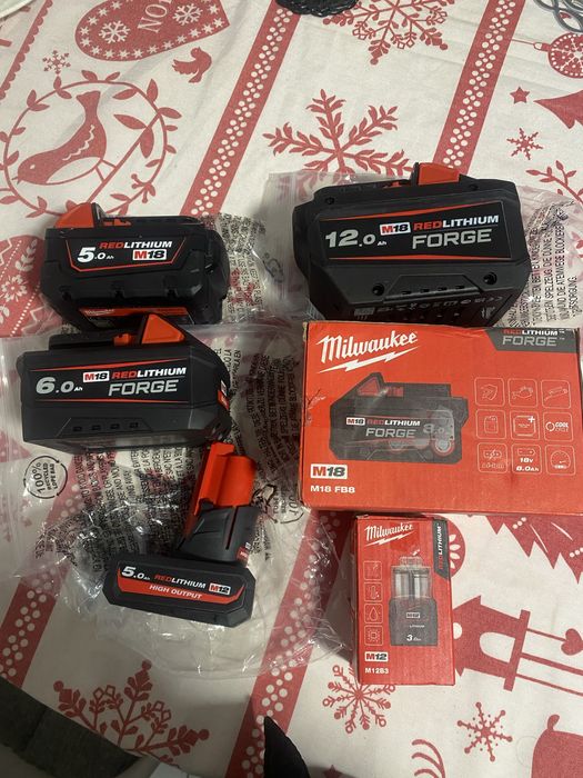 Milwaukee , bateri noi ,5,6,8,12