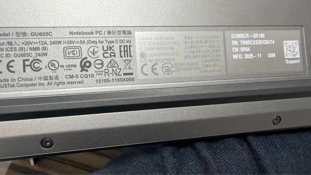 Продам Asus ROG Zephyrus в отличном состоянии