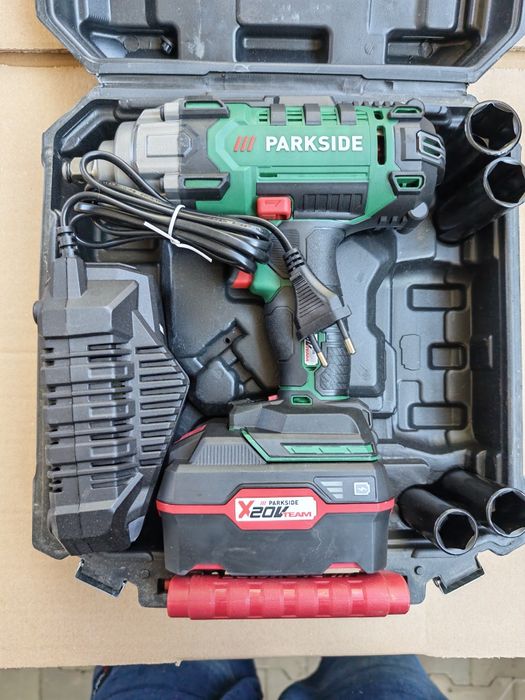 Bormasina impact Parkside PASSK 20 LI C4 20V pistol mașină filetanta