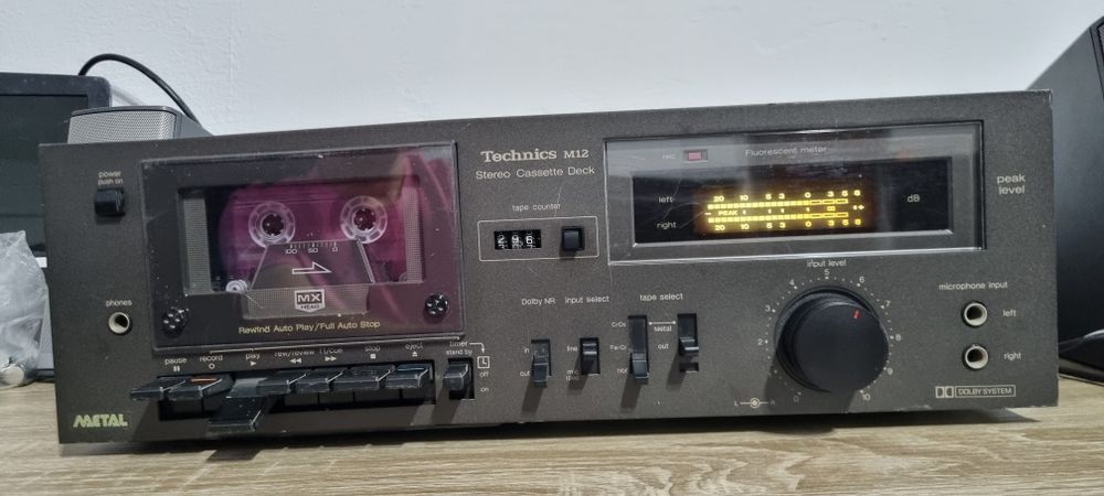 Deck caseta Technics M12 si RS B105