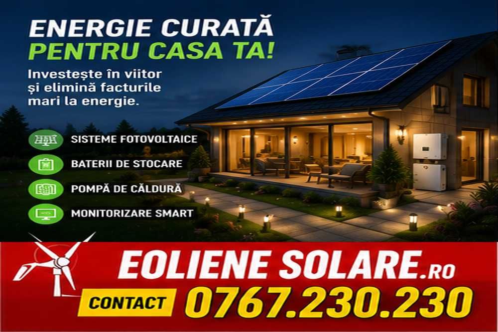 PANOURI SOLARE - panou solar - Instalatie si sistem complet - LIEȘTI -