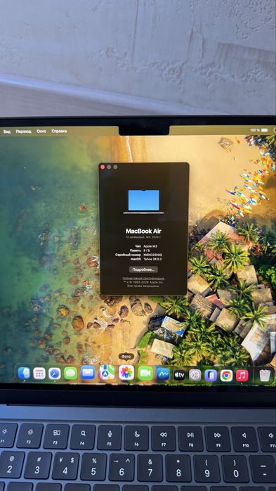 Macbook M3 цикл 25 АКБ 100%