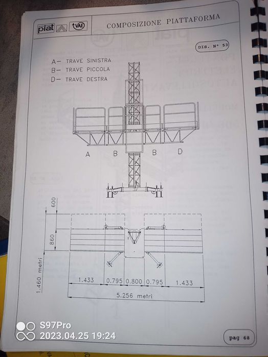 Schela lift Piat model 506/870
