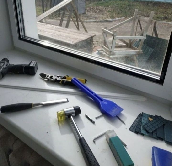 Замена стекла разбитого