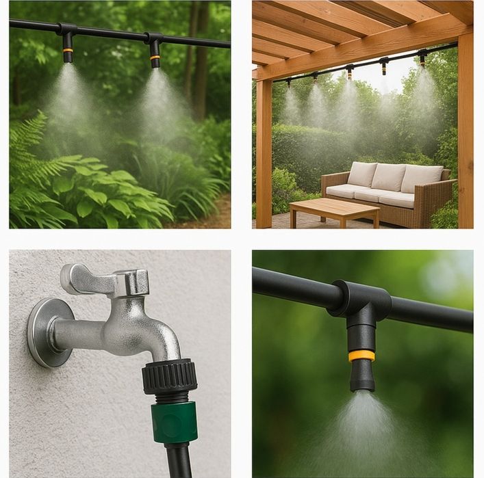 Sistem de răcire 10 metri Parkside terase gradina pulverizare