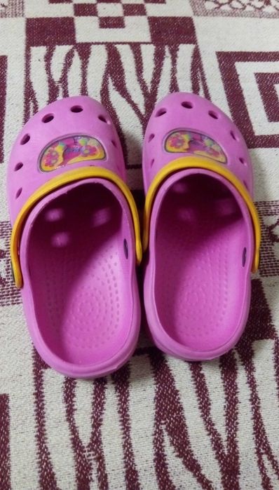Детски кроксове розови, джапанки №32 - 33 стелка 22см