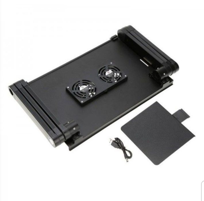 Masa laptop multifunctionala reglabila T8 cu 2 ventilatoare
