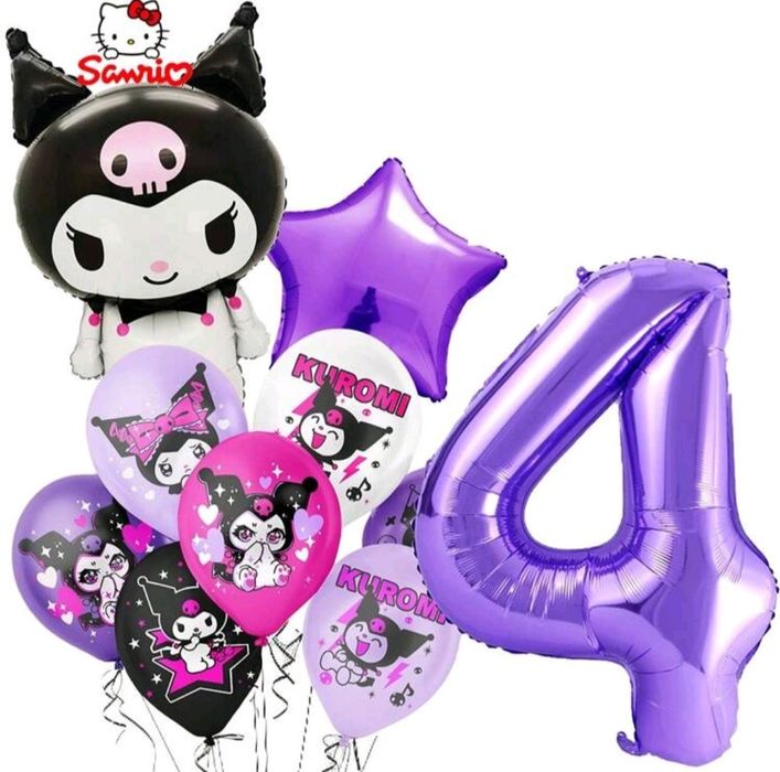 Парти сет балони Куроми,Габи Dollhouse и балерина Капучина