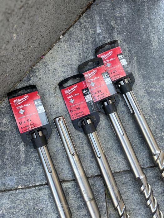 Set burghie Milwaukee sds max