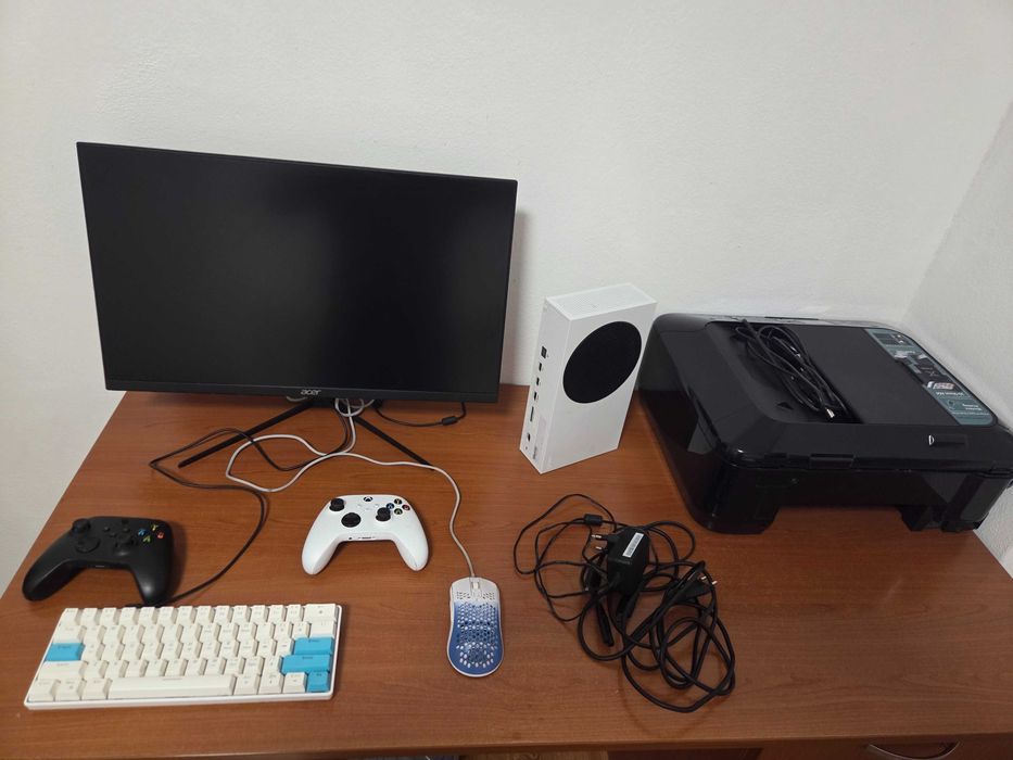 Monitor+Xbox+periferice+Imprimanta