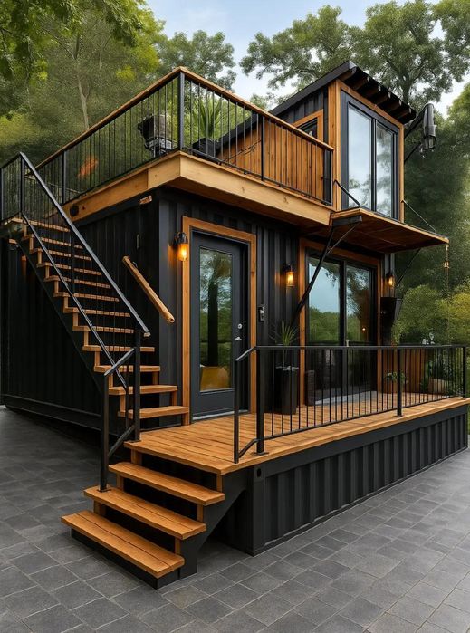 Модульный дом, жилой контейнер