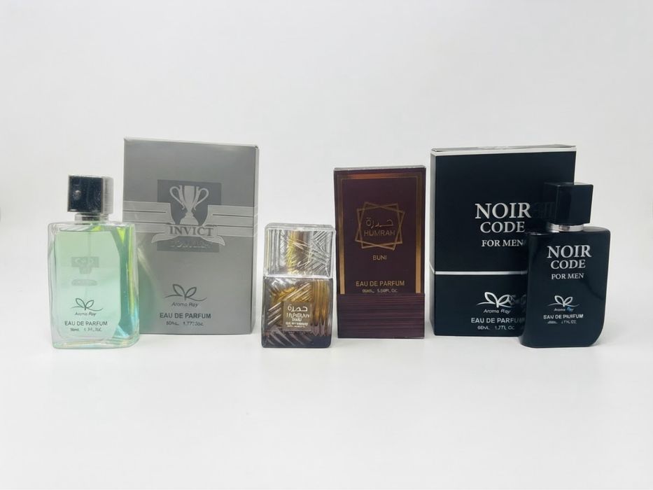 Мъжки парфюми Aroma Ray (Invict, Humrah Buni, Noir Code)