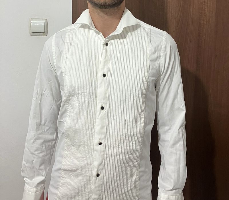 Vand camasa alba de ginere Lael Fashion