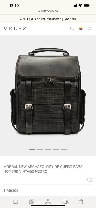 Кожаный рюкзак экслюзив