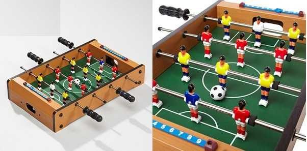 Детски мини маса за футбол  джага с 12 играчи и 2 топчета  50х31х10 см