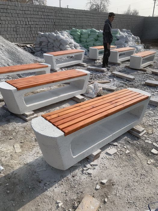 Скамейка хайтек мрамор skameka skameyka beton mramor urna урна