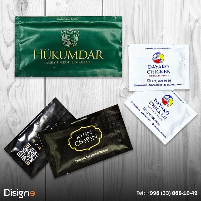 Влажные салфетки с вашим логотипом/ logotipingiz bilan nam salfetkalar