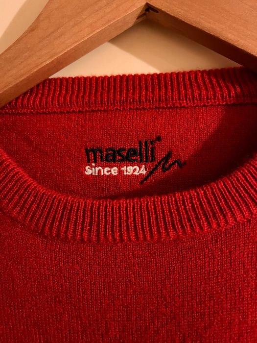 Pulover merino Maselli rosu
