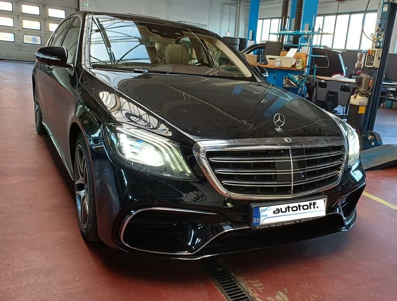 Grila centrala Mercedes S-Class W222 (2013-2020) S63 S65 Design Chrome