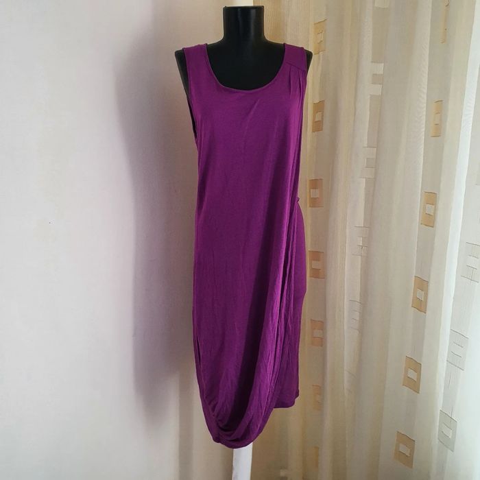 Rochie asimetrica mov Sisley