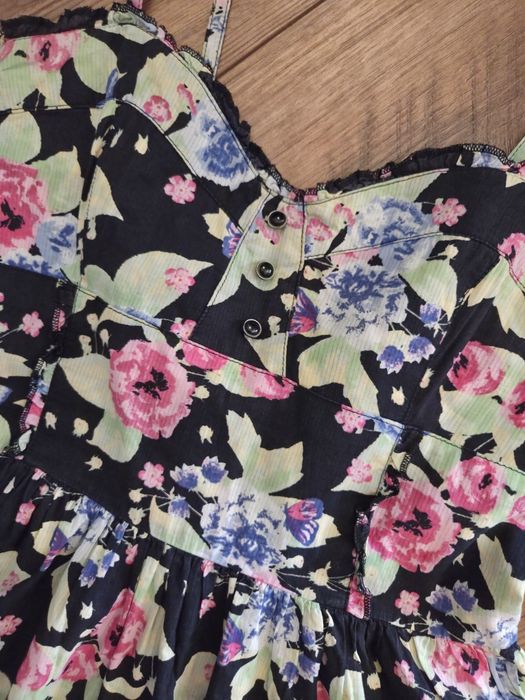Rochie H&M cu flori S-m