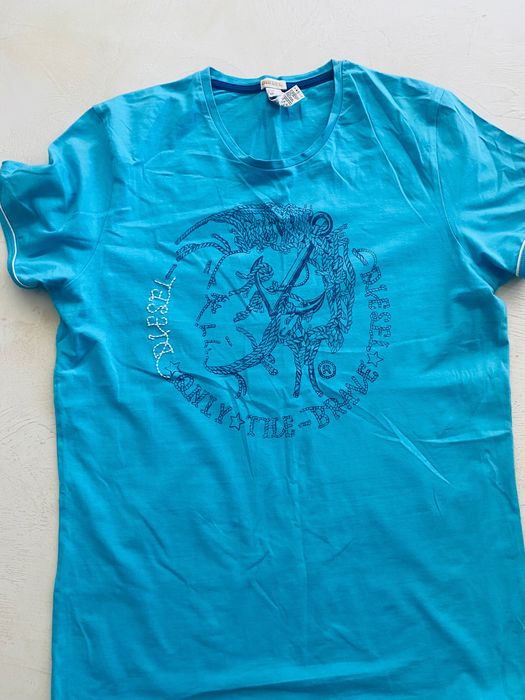 Маркови мъжки тениски Guess, Diesel, Fresh Brand, размер L slim fit