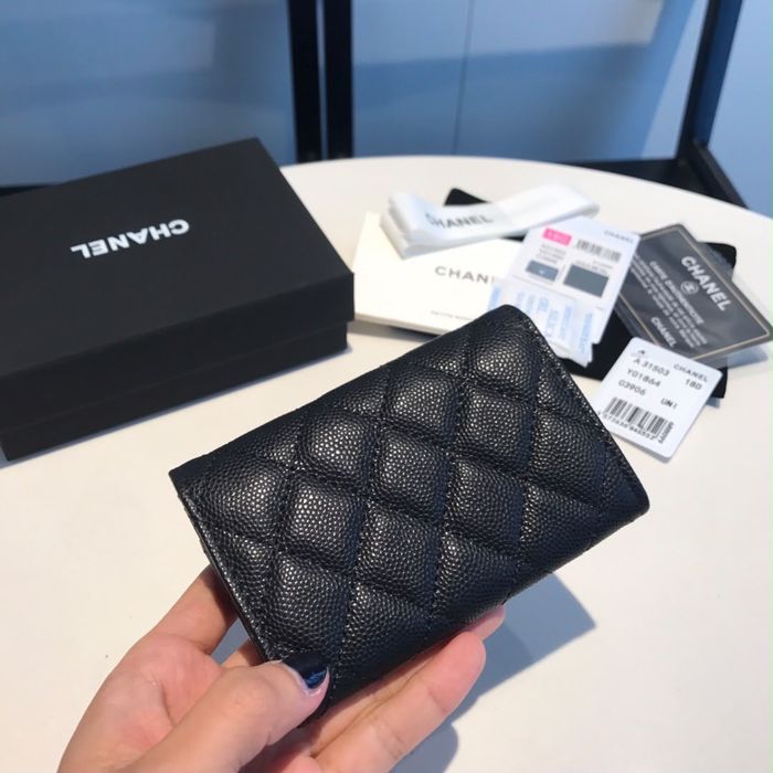 Chanel Card holder piele naturala pe stoc