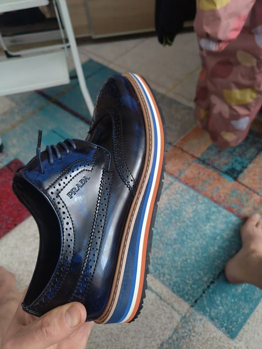 pantofi prada brogue derby sport