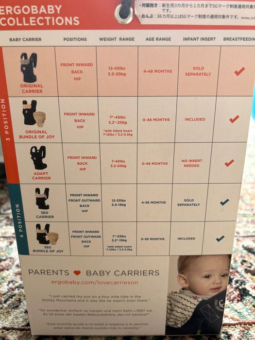 Эрго-рюкзак Ergobaby (оригинал)