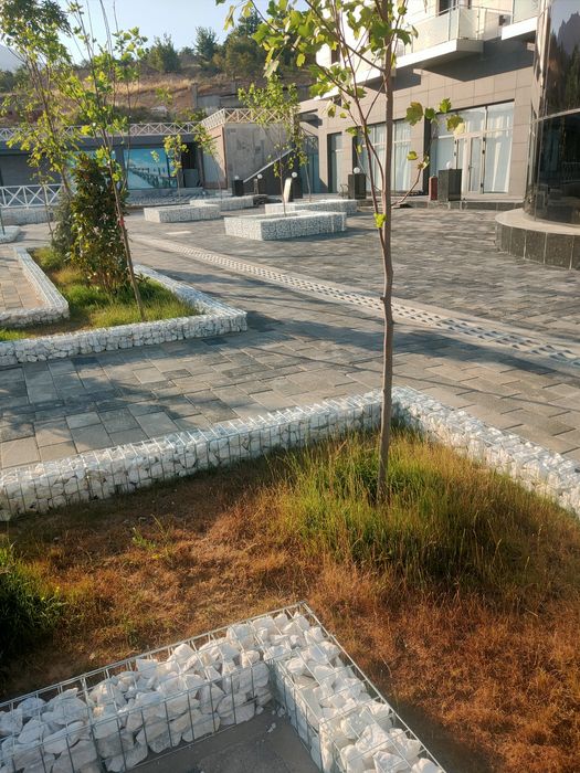 Габион Сетка/ Габион Тош/ Установка камни